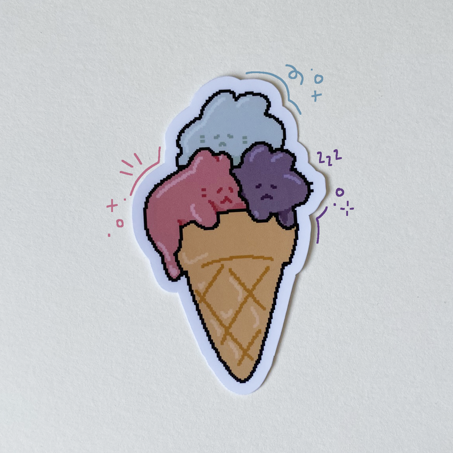 Bunny Ice Cream sticker