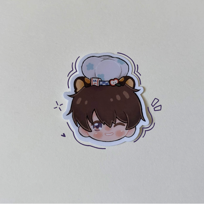 Caleb birthday stickers