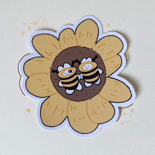 bun-ble bee sticker